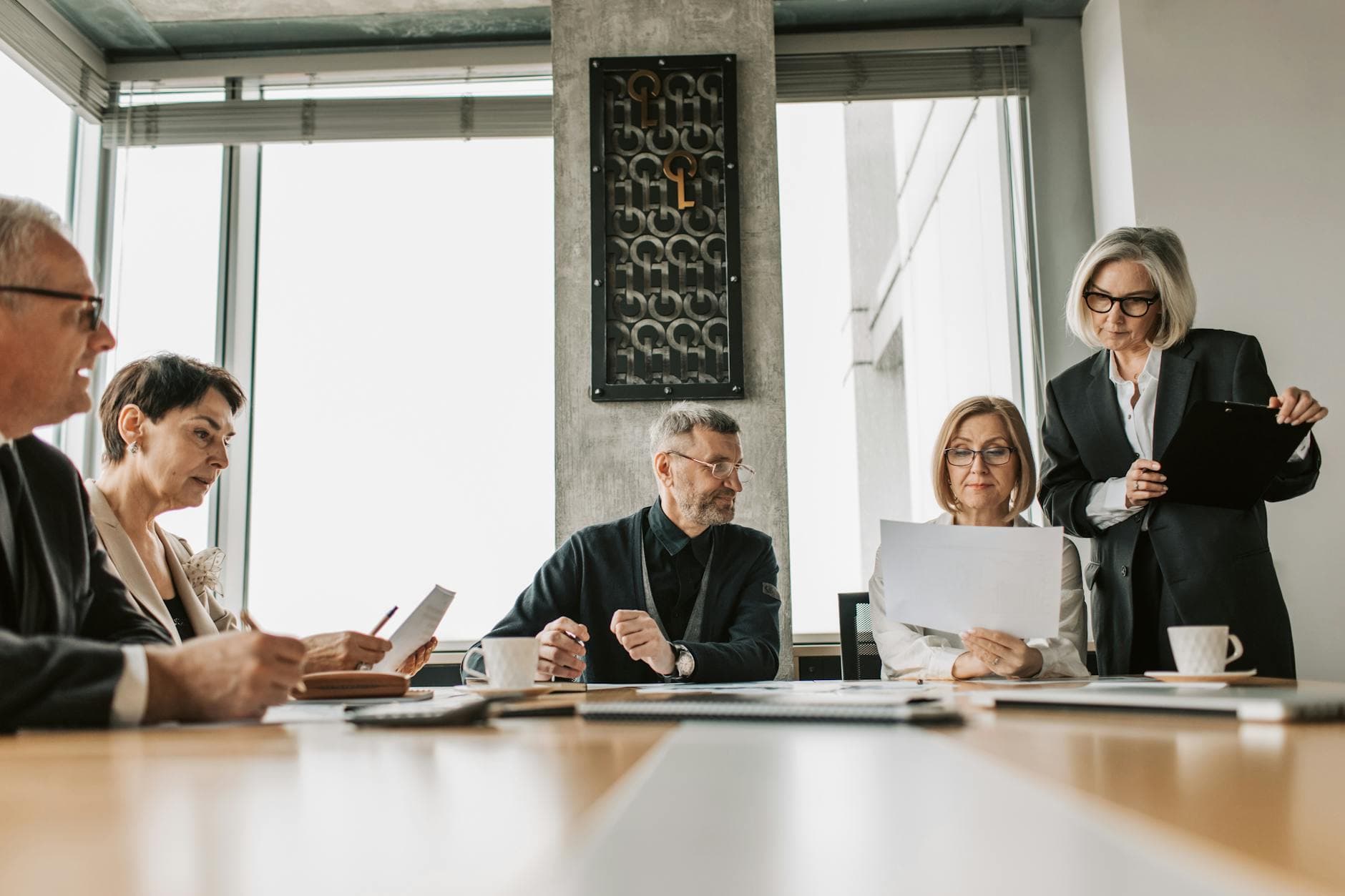 Professional business team collaboration — B2B services partner